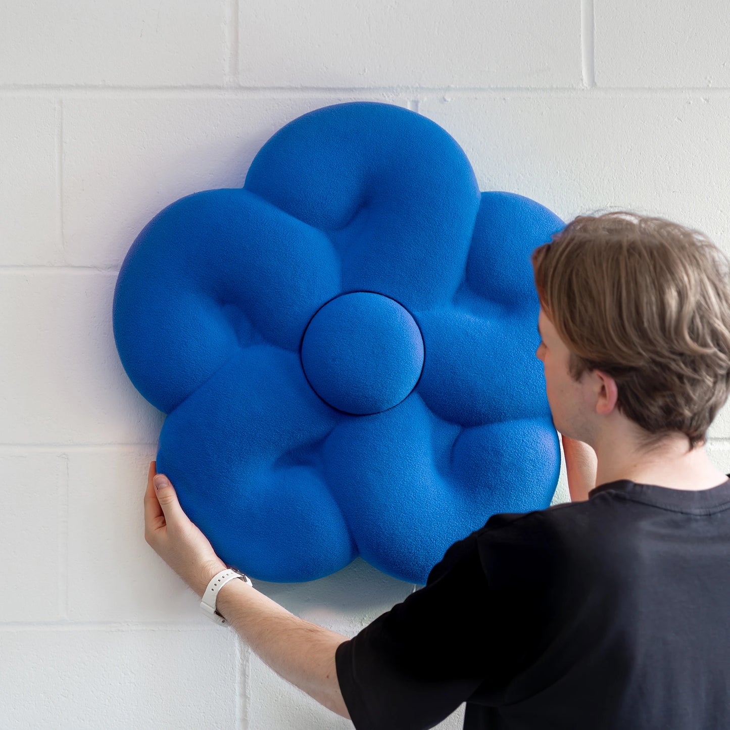 "THINKING OF U" RELIEF - BLUE (LARGE)